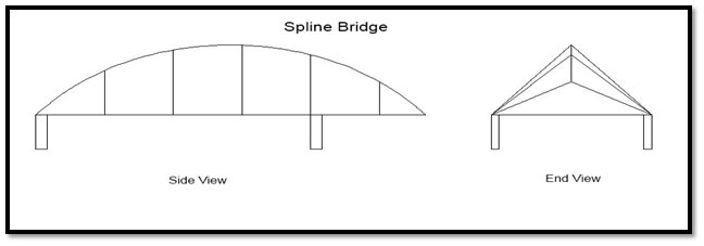 Figure 1: Diagram of Spline Bridge